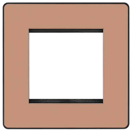 BG Electrical Euro Module - 2 module - square