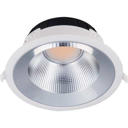 Luceco Carbon Ultra Downlight 21W 2650Lumens IP54 rated 200mm cut-out