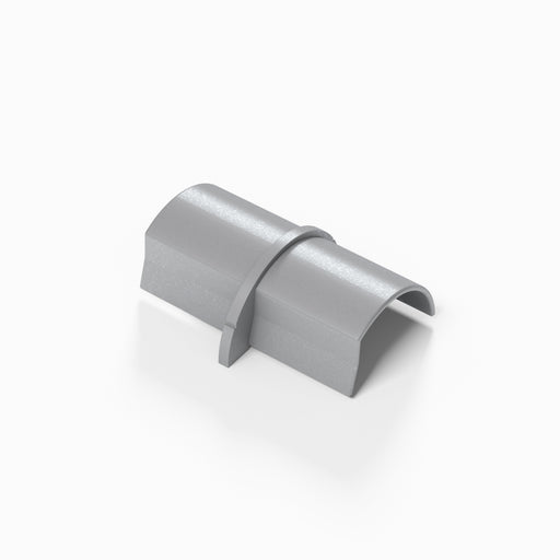 D-Line Trunking - 30x15mm Aluminium-Effect Smooth-Fit Connector