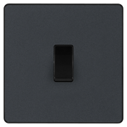 BG Electrical Evolve Matt Grey - Single, 2 way switch