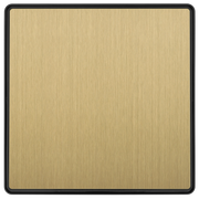 BG Electrical Evolve Satin Brass - Single, 2 way switch, edge rocker