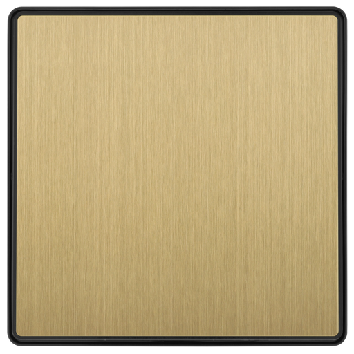 BG Electrical Evolve Satin Brass - Single, 2 way switch, edge rocker