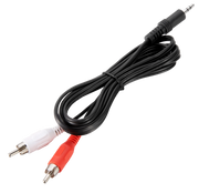 Ross Cable Accessories - Mini jack 35mm to stereo RCA cable (1.5m, black)