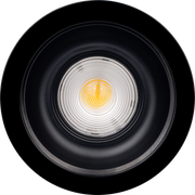 Luceco Platinum Mini Surface Downlight Dark Light Reflector RAL 9005 162mm 950lm 8W 4000K Digital Dimmable