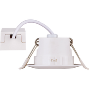 Luceco Tempus Dual Recessed Downlight, 3hr, 3W, 220lm,