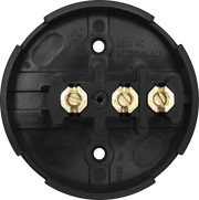 BG Electrical Contractor - Selective Entry Junction Box 3 Way, 30A, 89mm Dia, Brown