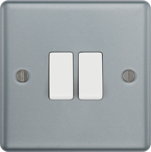 BG Electrical Metal Clad - Double, 2 way switch