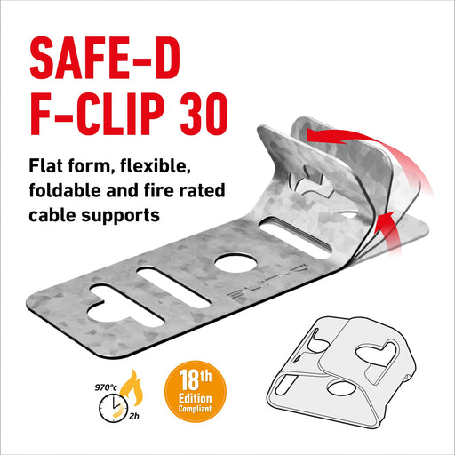 D-Line Fire Clip - Newlec F-Clip 30 (Pack of 100)