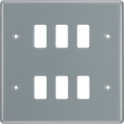 BG Electrical Grid - 6 module, square