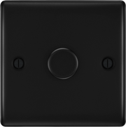 BG Electrical Nexus Metal Matt Black - Single, 2 way push 200W