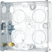 BG Electrical Contractor - Steel Knockout Box, Single, 25mm