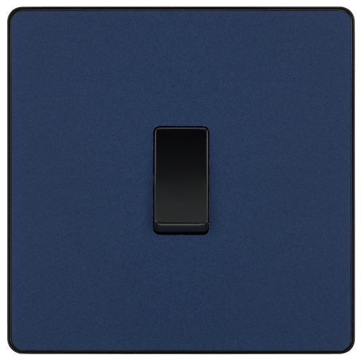 BG Electrical Evolve Matt Blue - Single, 2 way switch