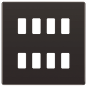 BG Electrical Grid - 8 module, square