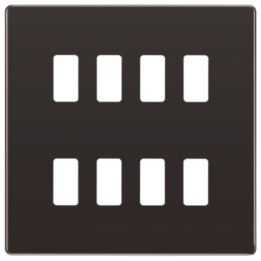 BG Electrical Grid - 8 module, square