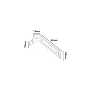 D-Line Fire Clip - Safe-D Conduit Saddle 25mm - Black (Pack of 20)