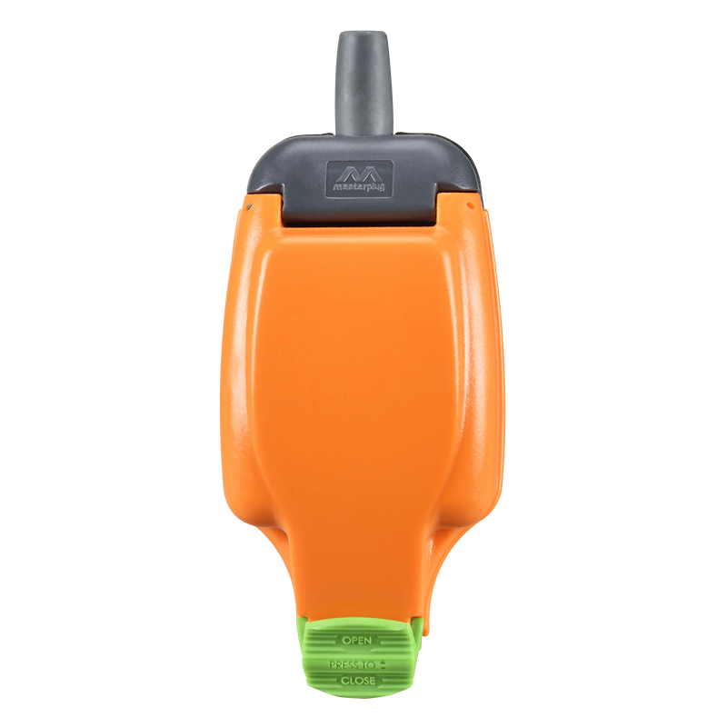 Masterplug Outdoor - 1 Socket, 13A, Orange