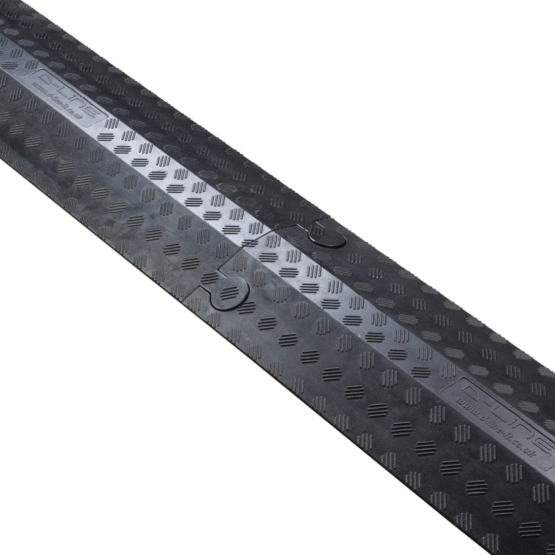 D-Line Floor Cover - Drive Over Cable Protector, Black - 765mm Length, Cavity 38x12mm