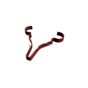 D-Line Fire Clip - Safe-D Stag-Clip for 1x 8-10mm φ cable. Single, Red - Pack of 100