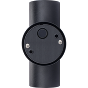 Luceco Azurar Wall Light - Exterior decorative up / down wall light GU10 finished in black