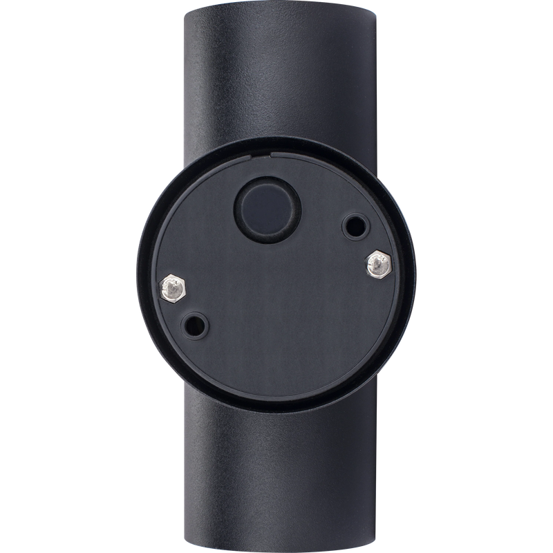 Luceco Azurar Wall Light - Exterior decorative up / down wall light GU10 finished in black