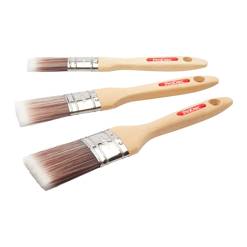 ProDec 3pc Premier Oval Paint Brush Set