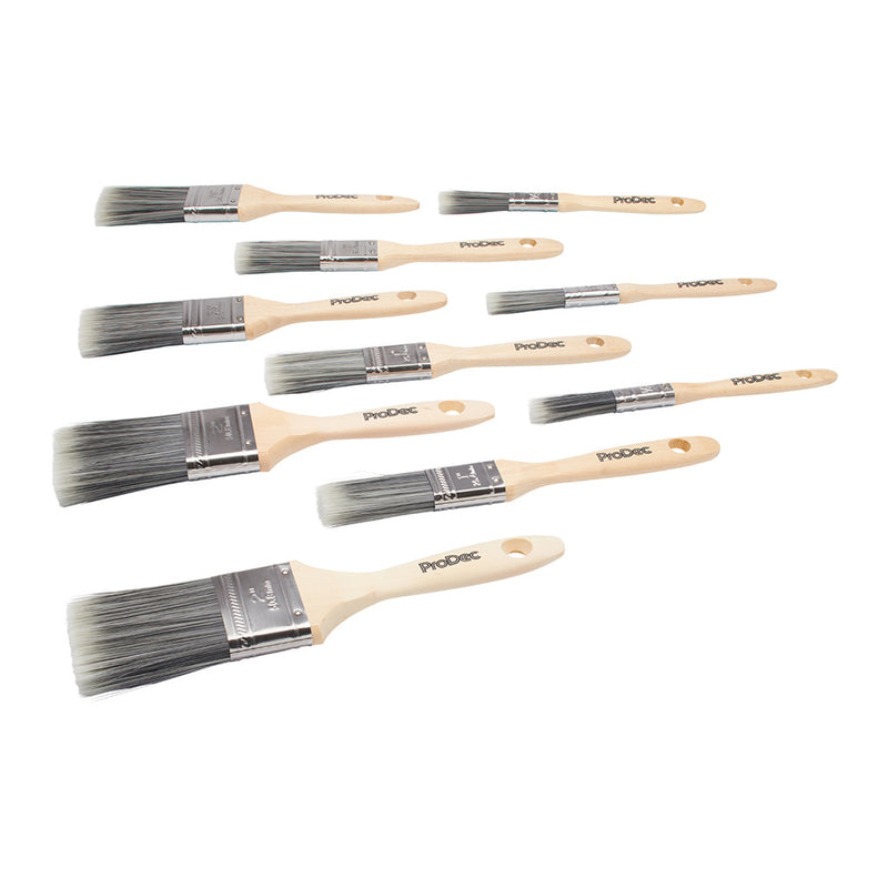 ProDec 10pc Trade 10 Paint Brush Set