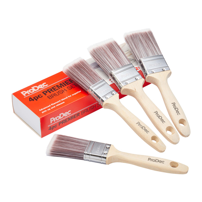 ProDec 4pc Premier Paint Brush Set