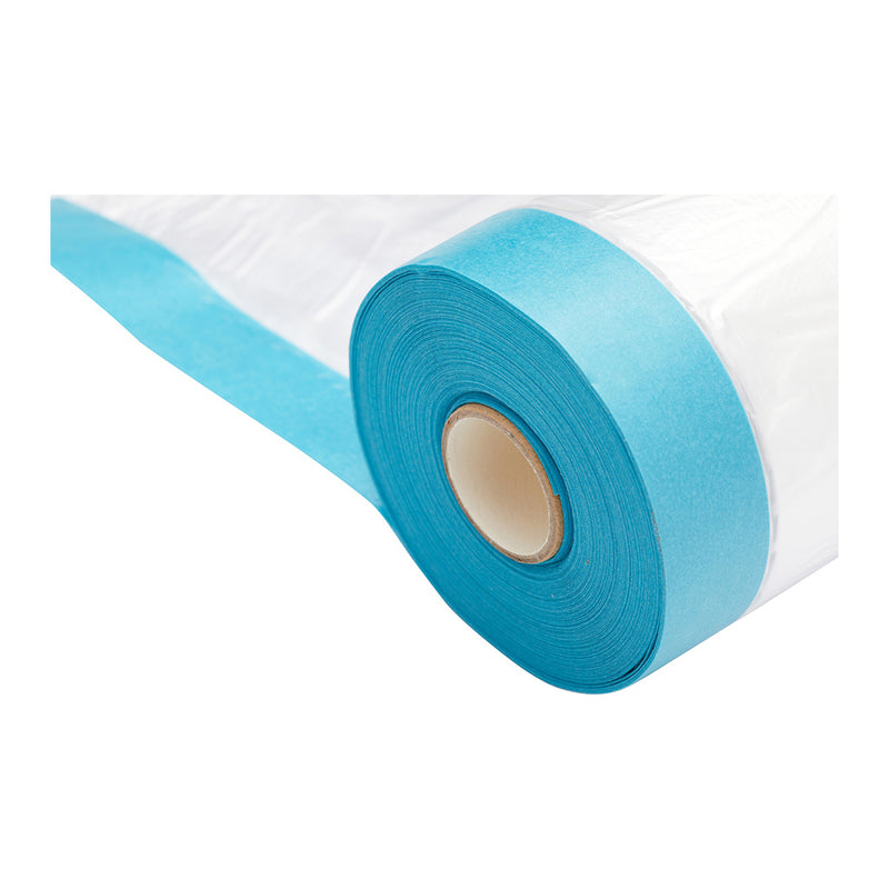 ProDec 180cm x 25m Pre-Masked Polythene Dust Sheet Roll