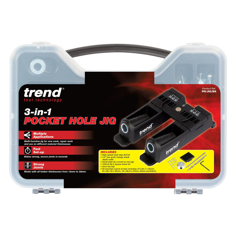 PH/JIG/BK - 3-in-1 Pocket Hole Jig