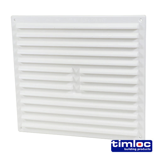 Timloc Hit and Miss Louvre Mini Vent White