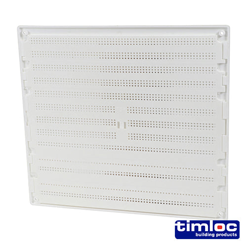 Timloc Louvre Grille Vent Flyscreen White