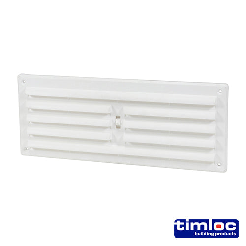 Timloc Hit and Miss Louvre Mini Vent White