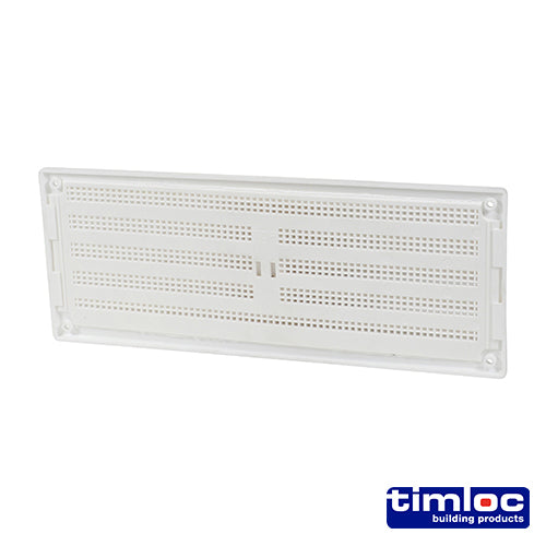 Timloc Hit and Miss Louvre Mini Vent White