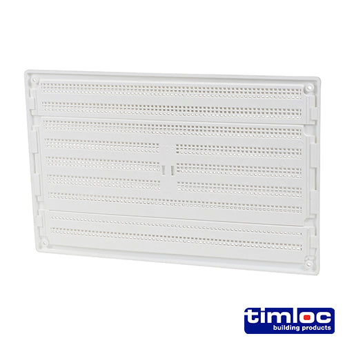 Timloc Hit and Miss Louvre Mini Vent White