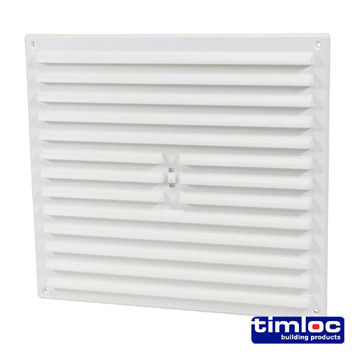 Timloc Hit and Miss Louvre Mini Vent White
