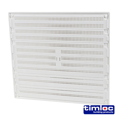 Timloc Hit and Miss Louvre Mini Vent White