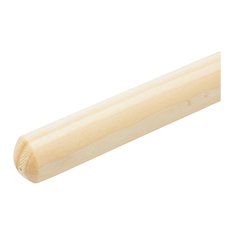 ProDec 1200mm (48") Pine Wood Broom Handle