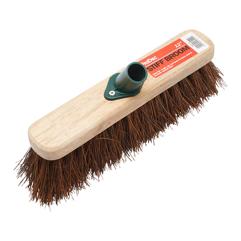 ProDec 12" Stiff Sweeping Broom Head