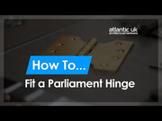Atlantic (Solid Brass) Parliament Hinges 4" x 2" x 4mm