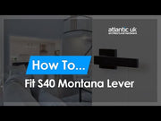 STATUS Montana Lever Door Handle on S4 Square Rose