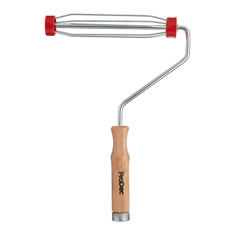 ProDec 9" x 1.5" Wooden Handle Roller Frame - Screw Fit