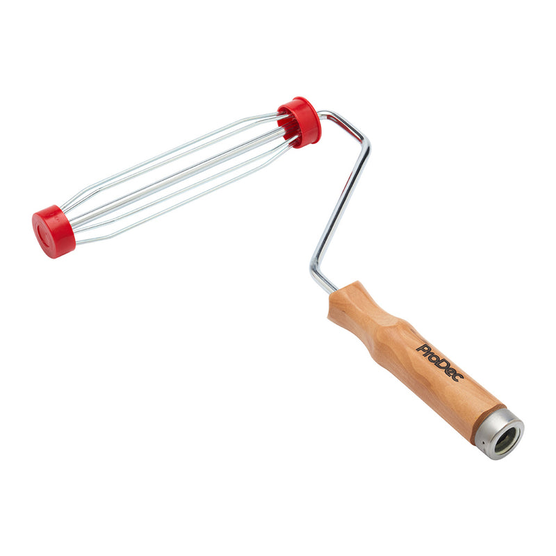 ProDec 9" x 1.5" Wooden Handle Roller Frame - Screw Fit