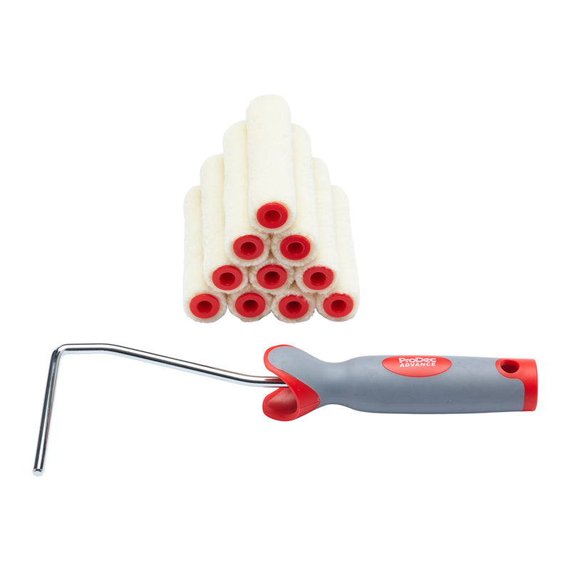 ProDec 11pc Gloss Pile 4" Mini Rollers & Frame