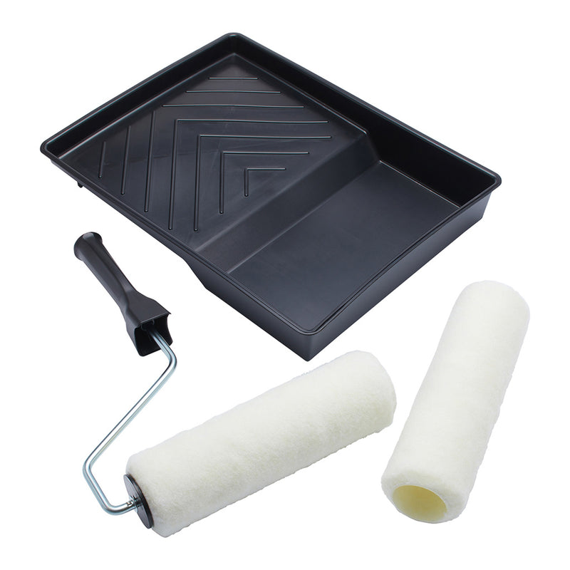 ProDec Contractor 9" x 1.75" 4pc Twin Medium Pile Polyester Roller Set