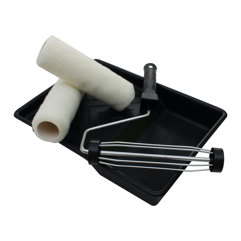ProDec Contractor 9" x 1.75" 4pc Twin Medium Pile Polyester Roller Set