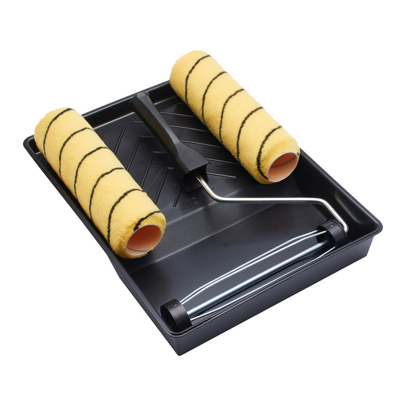 ProDec 9" x 1.75" 4pc Twin Medium Pile Tiger Roller Set
