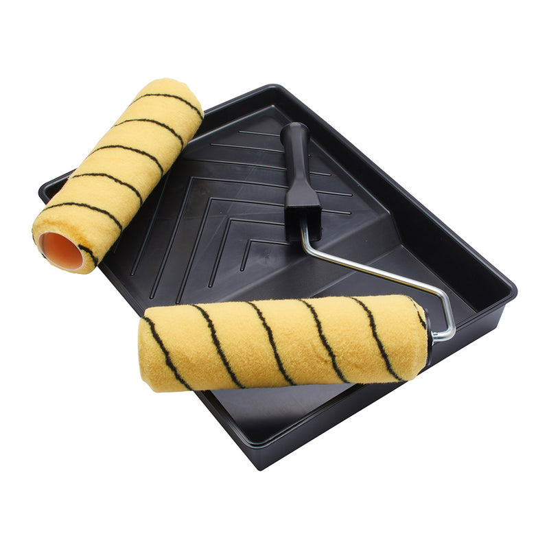 ProDec 9" x 1.75" 4pc Twin Medium Pile Tiger Roller Set