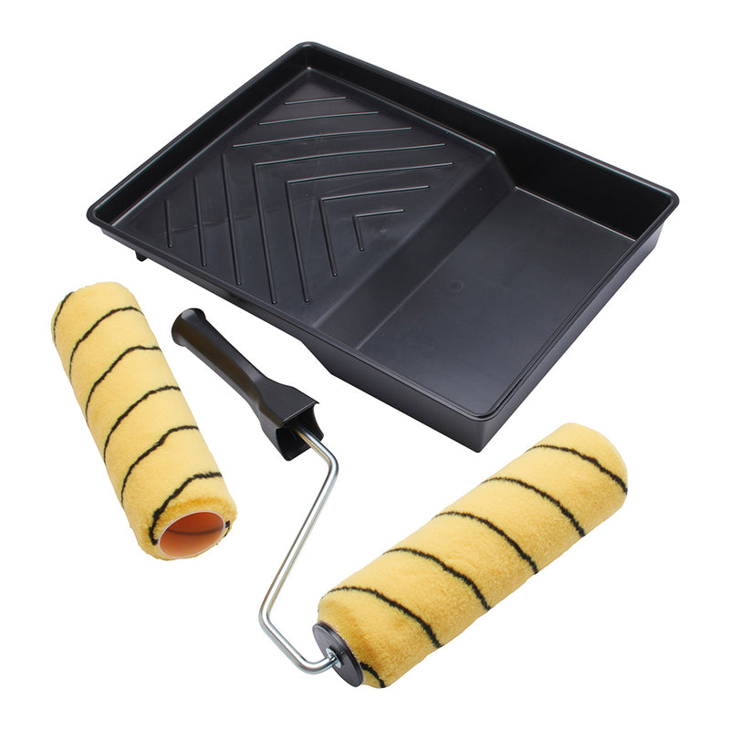 ProDec 9" x 1.75" 4pc Twin Medium Pile Tiger Roller Set