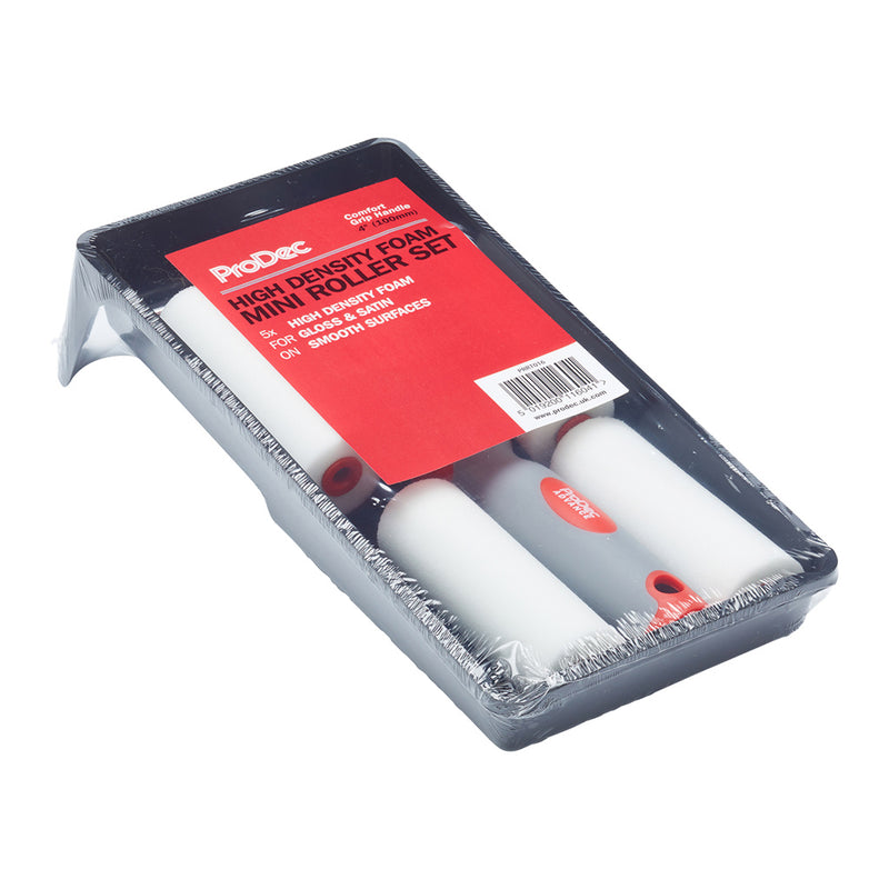 ProDec 7pc Foam 4" Mini Roller Set
