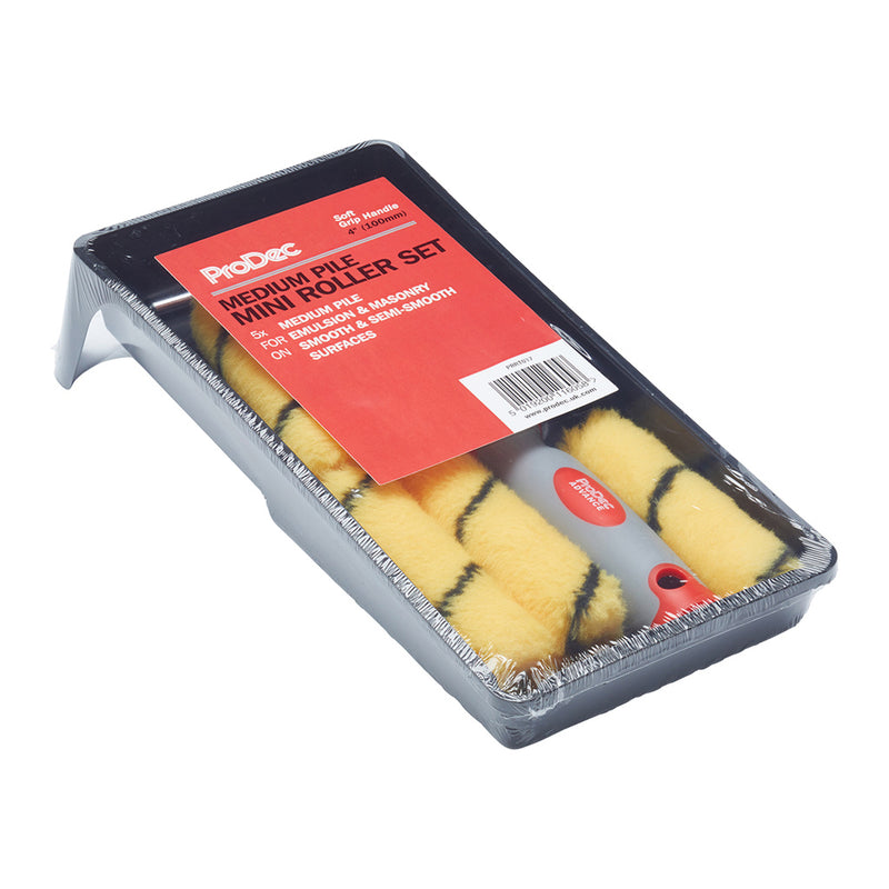 ProDec 7pc Emulsion 4" Mini Roller Set